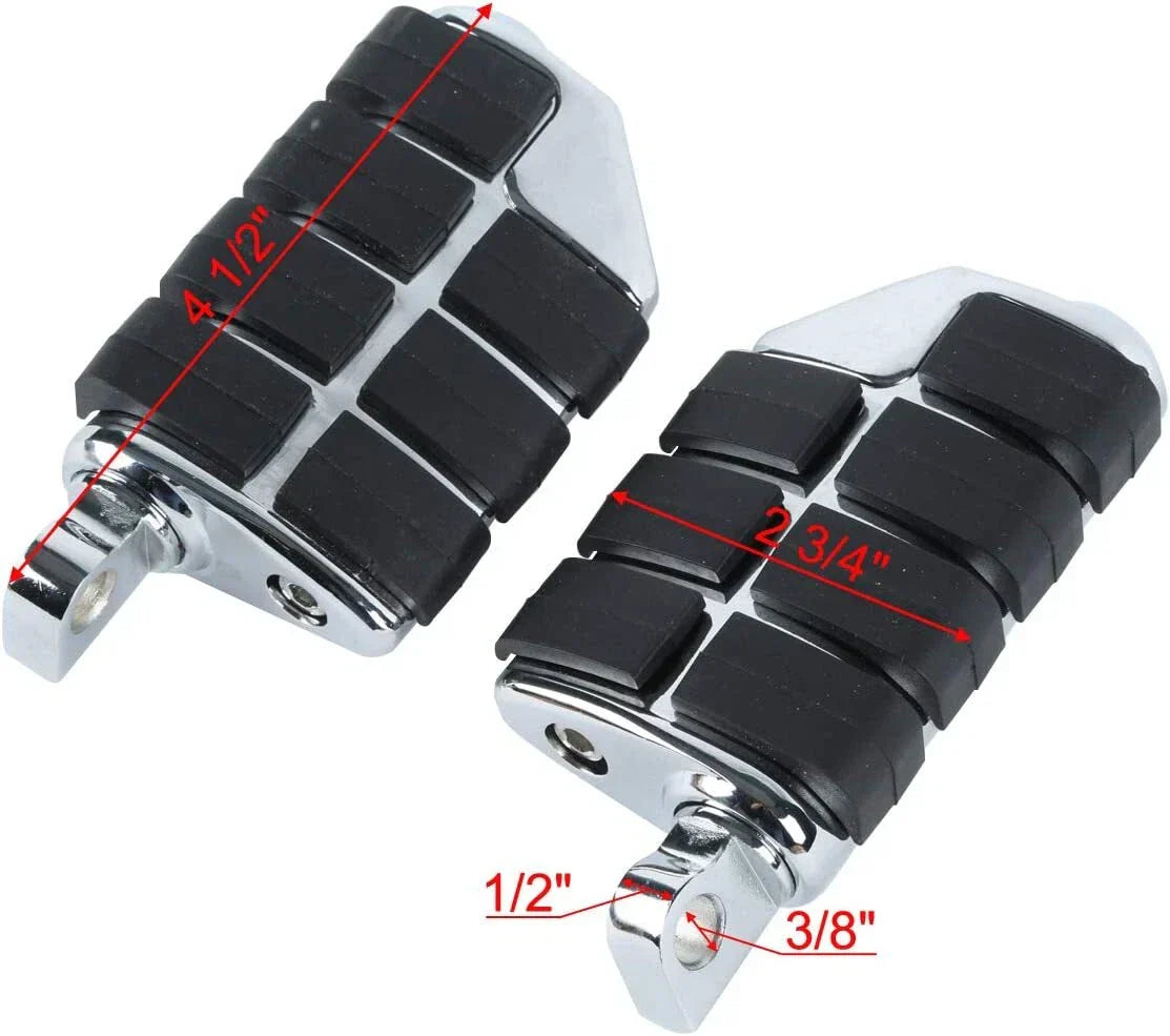 Footpeg Footrest Mounts for Harley Yamaha Softail Dyna FXST Iron 883 (2004-2023)