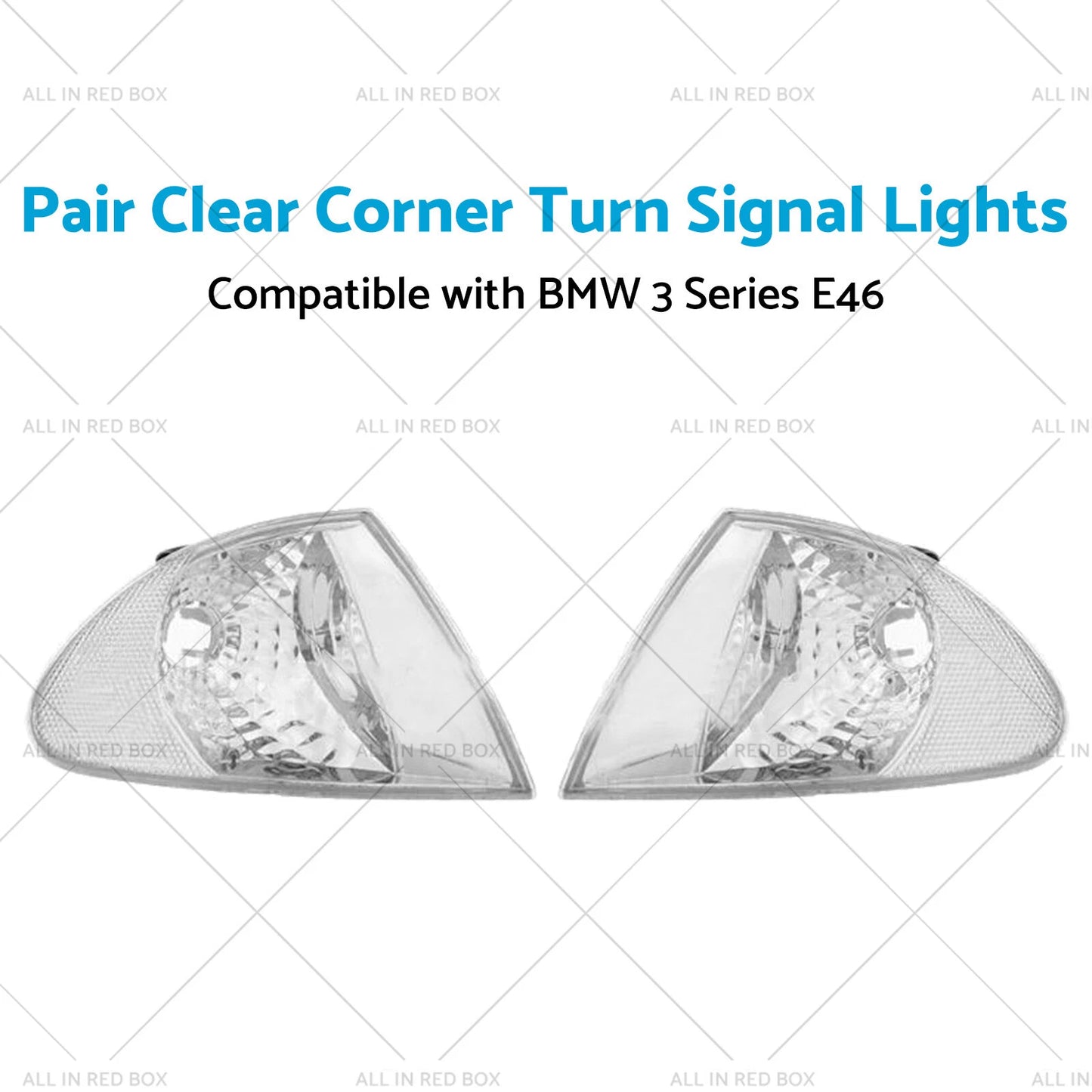 Clear Corner Turn Signal Lights for 98-01 BMW 3 Series E46