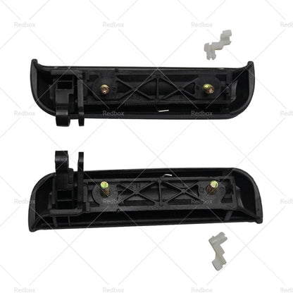 Pair Black FRONT Outer Door Handles for Toyota Starlet EP91 (1996-1999)