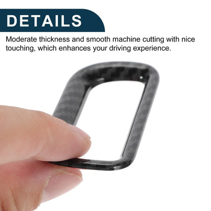 Warning Lamp Button Cover for Honda Vezel RV3 RV4 RV5 RV6 Carbon Fiber Black