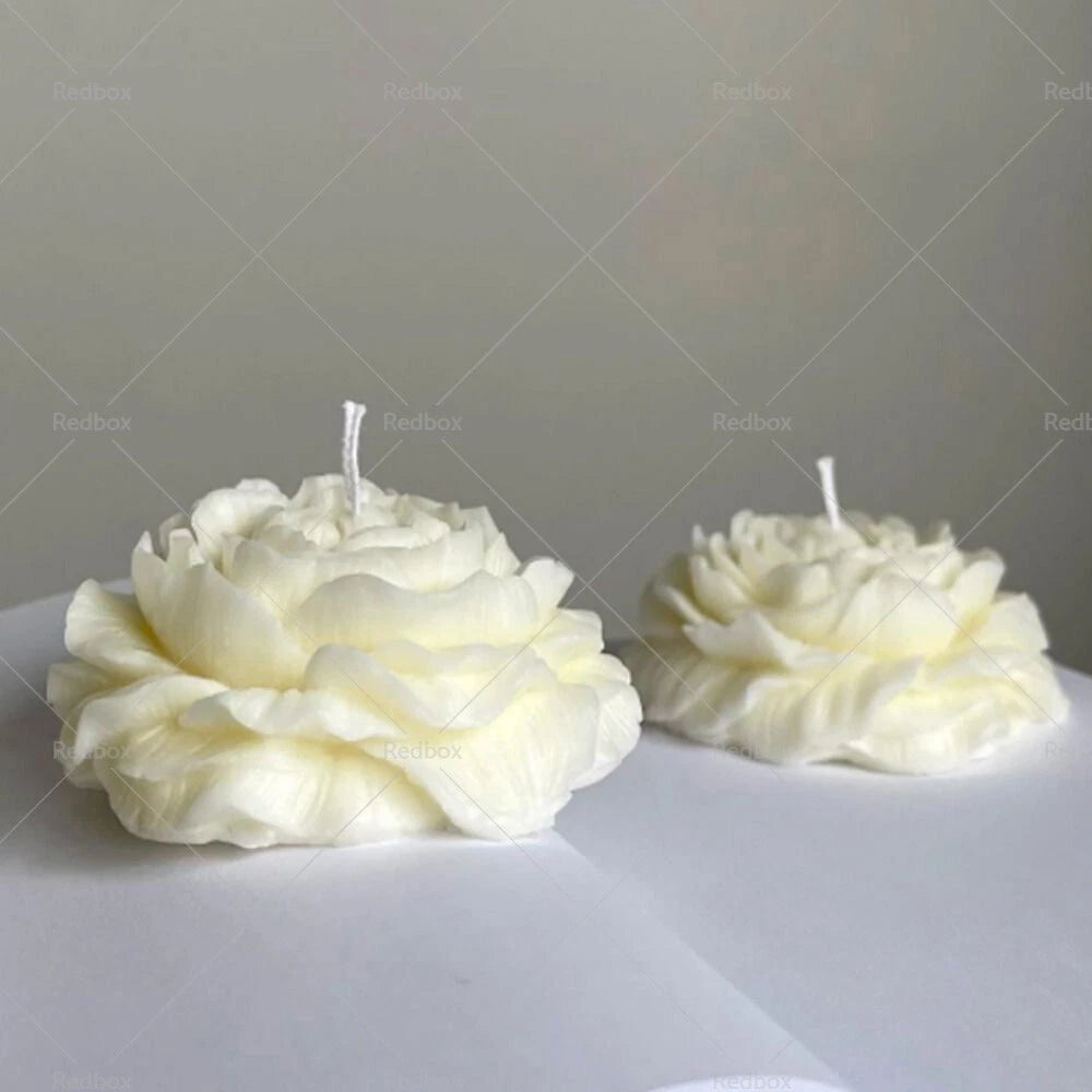 Silicone Mould for Peony Aromatherapy Soap Wax Candle DIY Craft