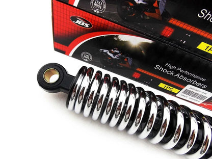 330mm JBS Black/Chrome Rear Shock Absorbers for Honda CBX650E Nighthawk