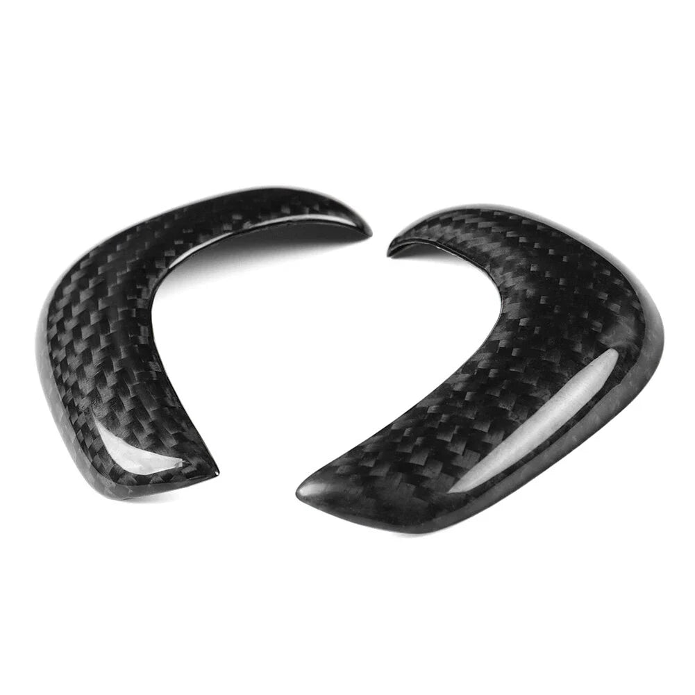 Carbon Fiber Console Gear Shift Knob Covers for Nissan GTR R35 (2017-22)