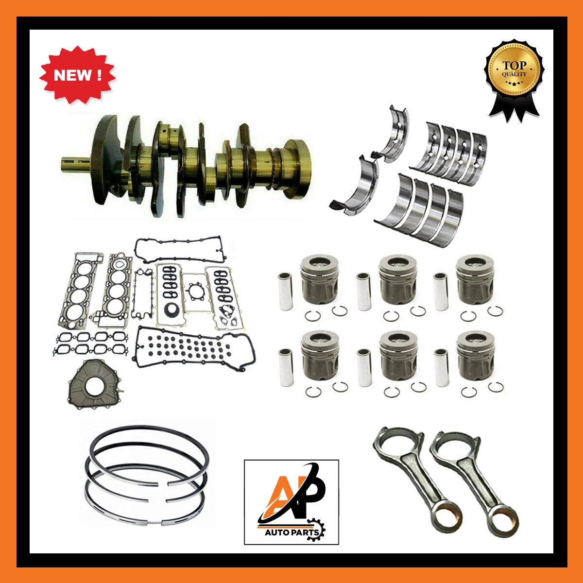 Crankshaft Engine Rebuild Kit Replacement for Jaguar Land Rover 3.0 (2003–2009)