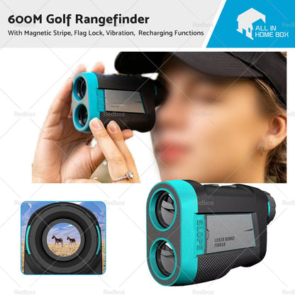 600M Golf Rangefinder Slope Vibration Magnetic USB Rechargeable for Golf