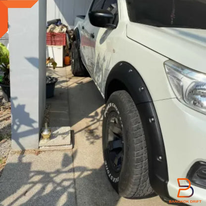 Matte Black Fender Flare Arch for Nissan NP300 Navara D23 (2015-2019)