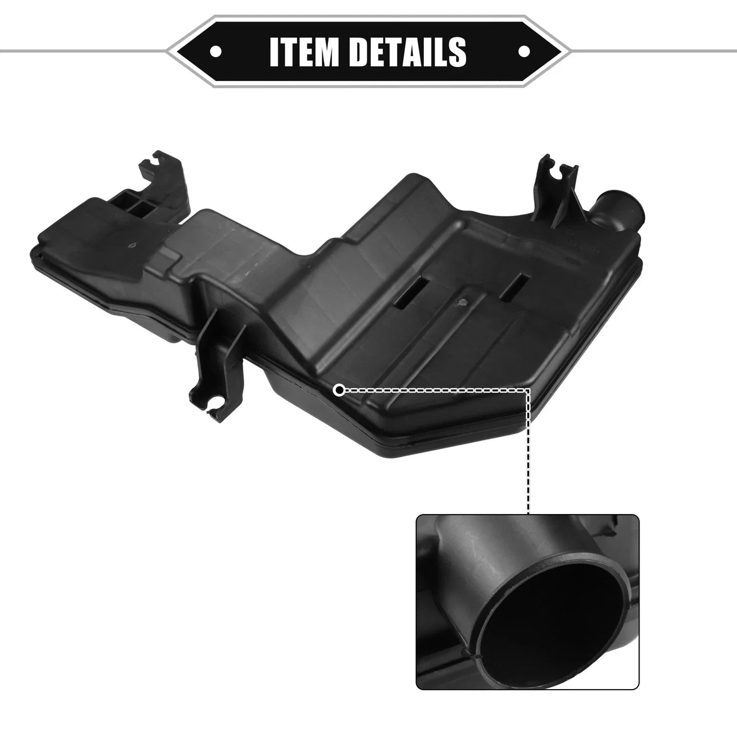 Car Engine Air Intake Resonator for Honda HR-V 2016-2022 1.8L Black