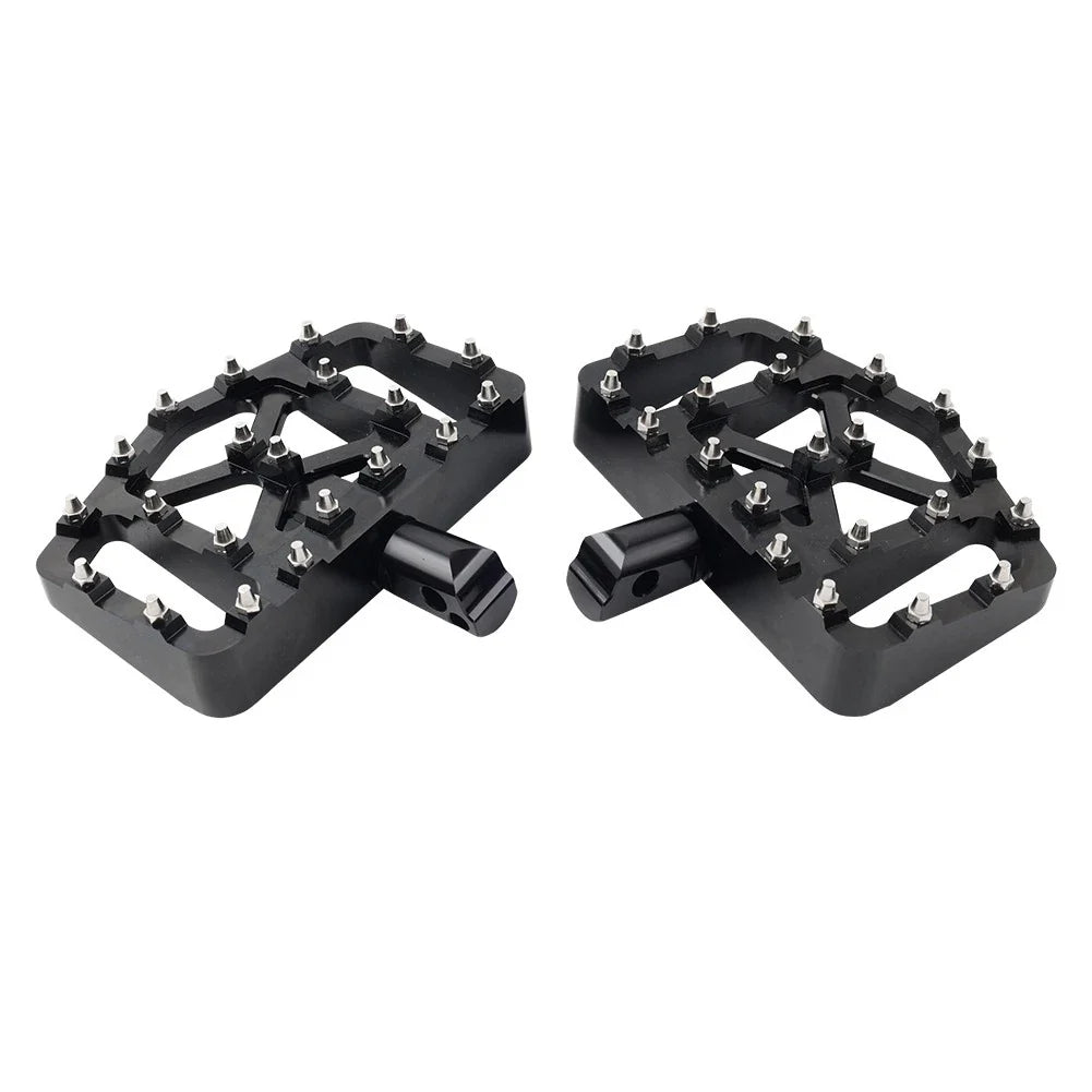 Black Rear FootPeg Passenger Pedal for Harley FXBB FXLR FXLRS FXLRST FXST FLSB (2018-2023)