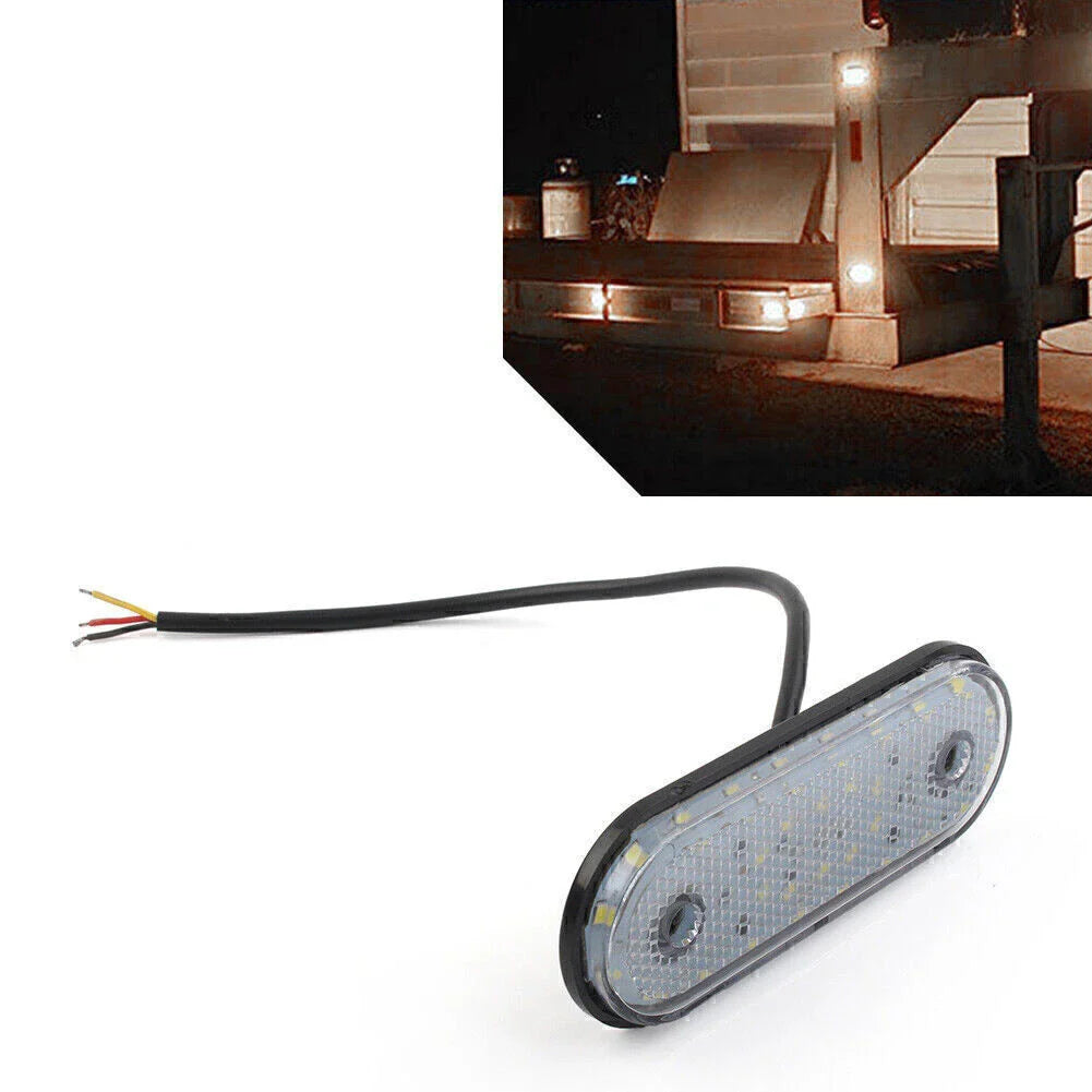 30 LED Oval Side Marker Indicator Light for Trailer Truck Van