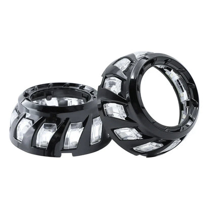 Angel Demon Eyes Headlight DRL Lamp Retrofit for Car 3 Inch Projector