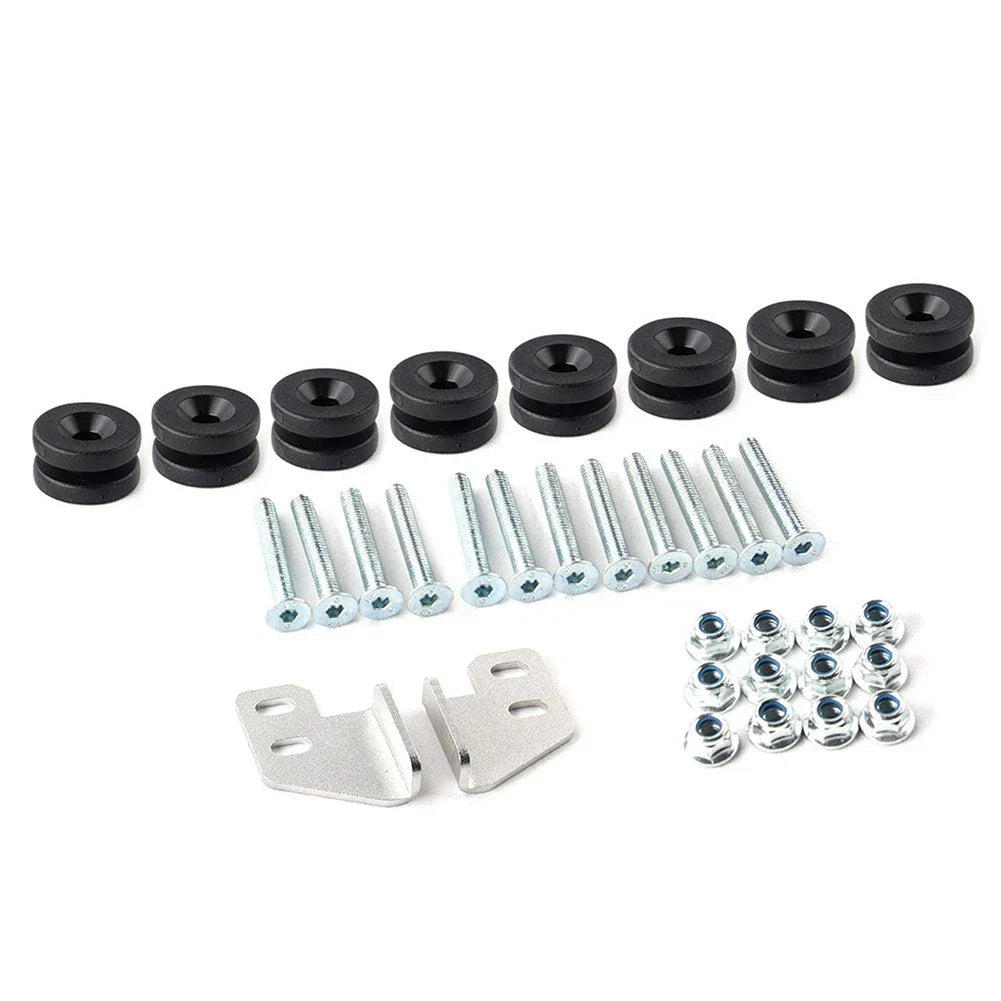 Flat Tube Motorcycle Side Luggage Case Baseplate Screw Spacers for Universal