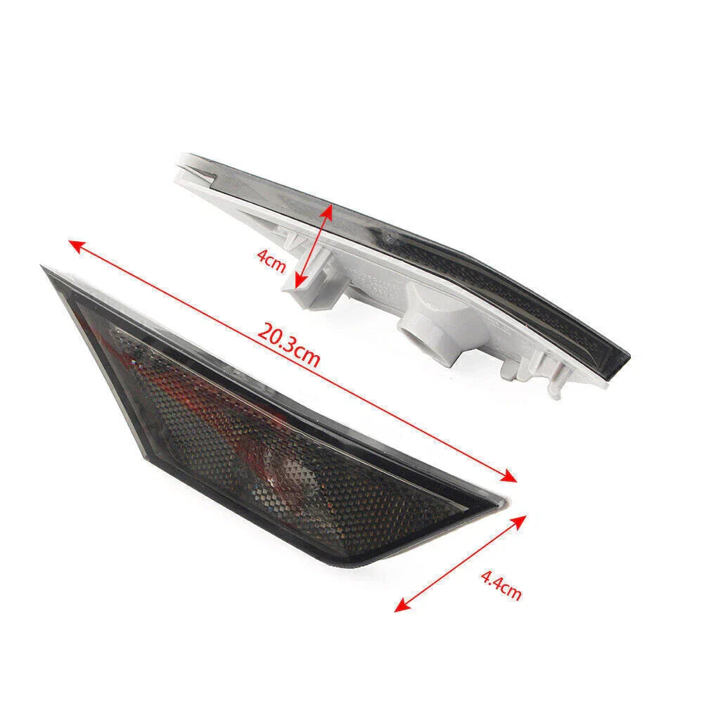 Side Marker Lights Turn Signal Lamps with LED Bulbs for Honda Civic (2016-2021)