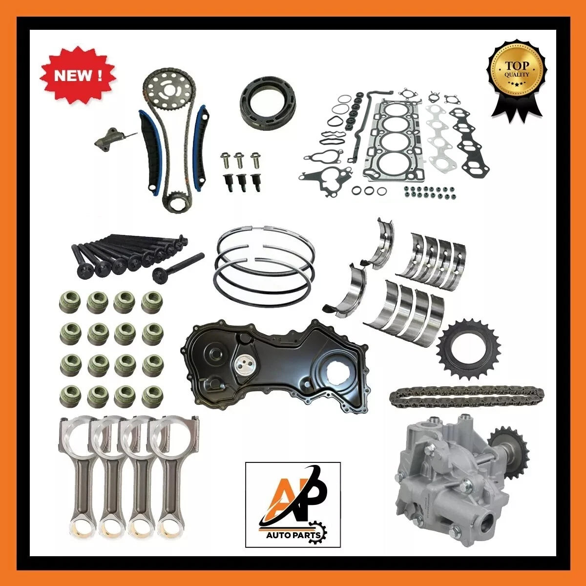 Engine Rebuild Kit with Main Crankshaft and Big End Bearings for Primastar (2008–2016)