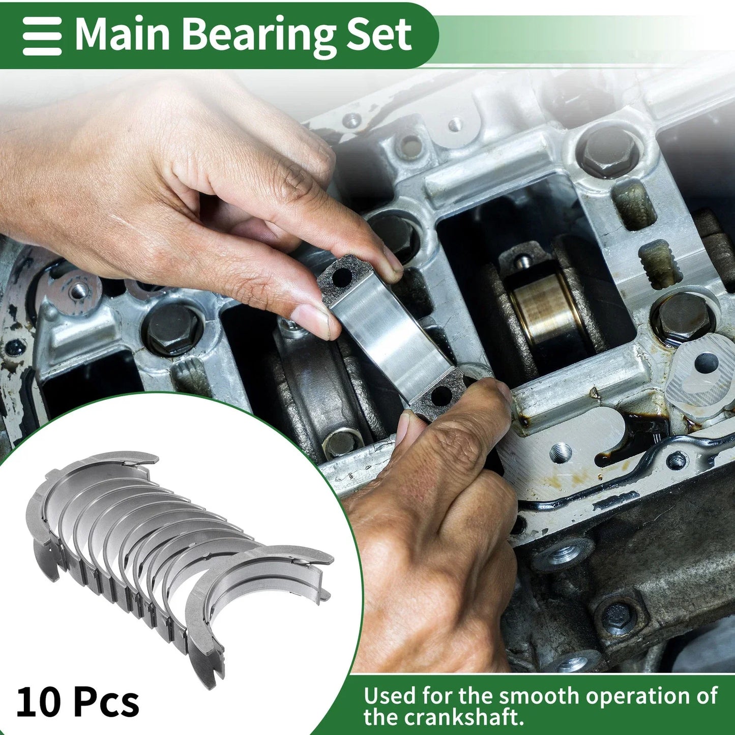 Main Bearing Set for Hyundai Elantra 2000-2010