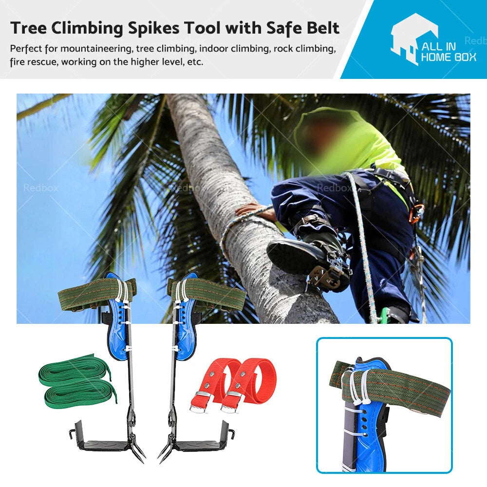 Adjustable Safety Tree Climbing Spikes for Survival Hunting Tool