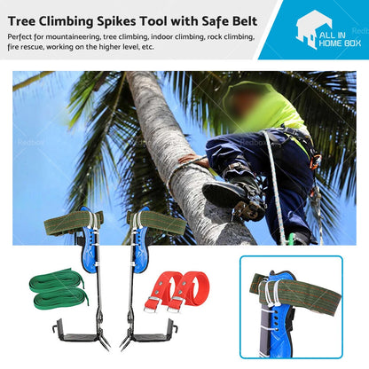 Adjustable Safety Tree Climbing Spikes for Survival Hunting Tool