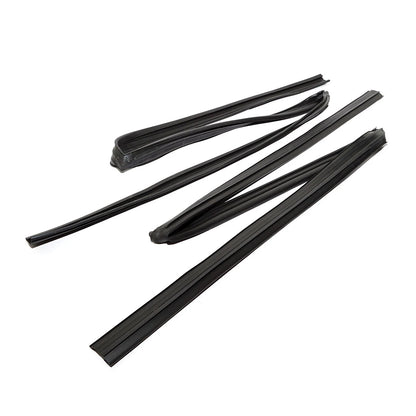 Rear Door Glass Run Channel Set for Honda Fit Jazz GE6 GE8 GE9 2009-2013