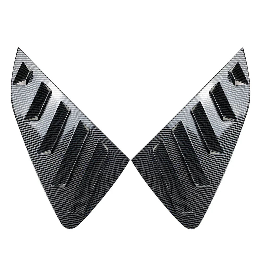 Rear Side Window Louver Vent Trim Covers for VW Polo MK6 (2018 - )