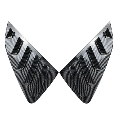 Rear Side Window Louver Vent Trim Covers for VW Polo MK6 (2018 - )
