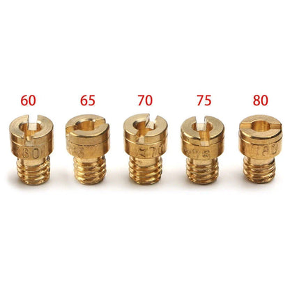4mm Carburetor Jet Kit 60/65/70/75/80 for 50cc 60cc 80cc Motorized Bike