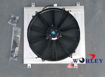 Radiator Shroud & Thermo Fan for Jeep Wrangler YJ/TJ/LJ (1987-2006)