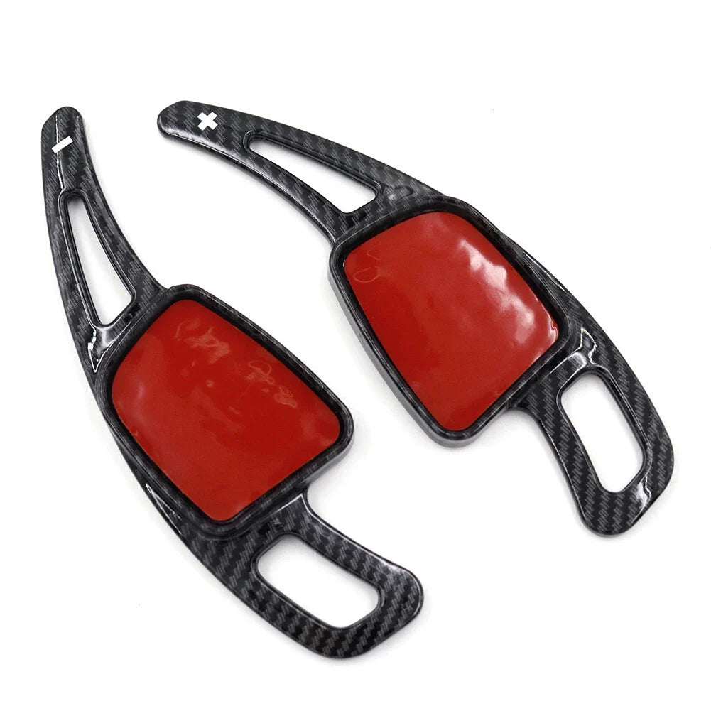 Carbon Fiber Look Steering Wheel Shift Paddles for Audi A3 S3 SQ7 (2017-2020)