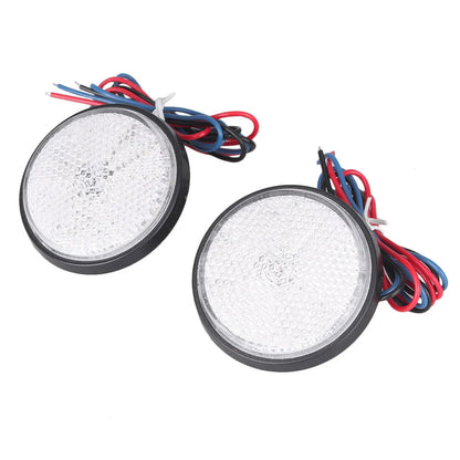 12V 24LED Round Reflector Tail Brake Lights for ATV