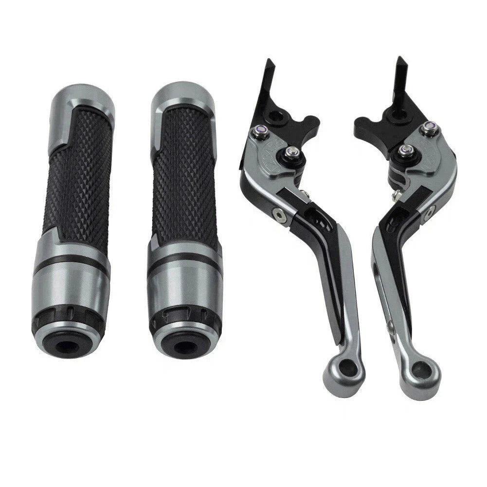 Titan Extendable Brake Clutch Levers Grips Set for Suzuki GSX1400 (2001-2008)