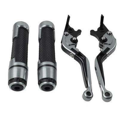 Titan Extendable Brake Clutch Levers Grips Set for Suzuki GSX1400 (2001-2008)