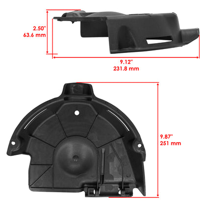 Deck Spindle Covers Replacement for John Deere S240 X330 X350 X370 (2015–2015)