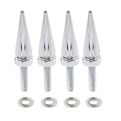 Chrome Windshield Spike Bolts for Harley Road Glide (2015-2023)