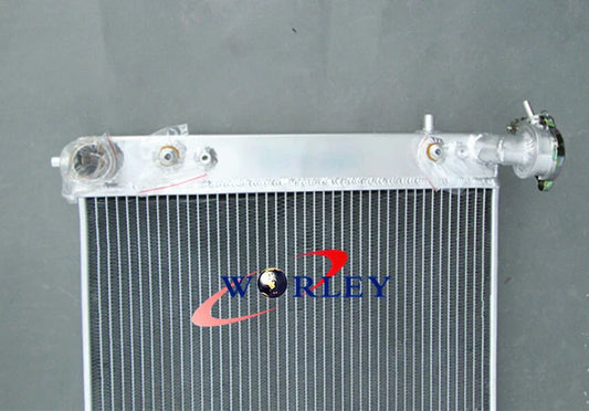 Aluminum Radiator + Black Silicone Hose for Holden Commodore VT VX V6 97-02