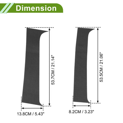 4 Pcs Door Pillar Window Trim for Chevy Silverado (2014-2023)