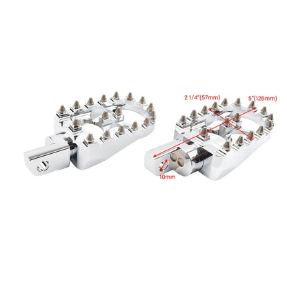 MX Style Footrests Foot Pegs for Harley Sportster XL 1200 883 48 72 (2004-2023)