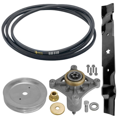 Deck Blade Spindle Belt Pulley Replacement Kit for Poulan PB26H54YT (2000–2011)