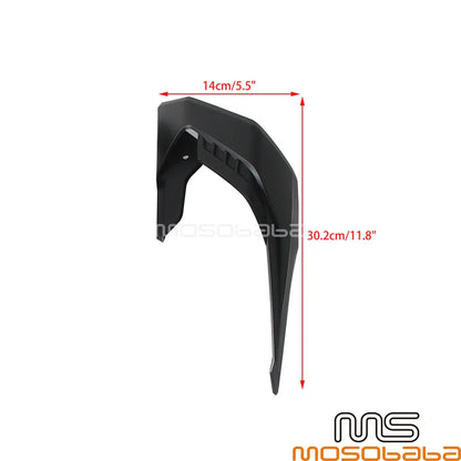 Black Fairing Winglets  Side Fin Trim Covers for Honda CB650R (2018-2024)