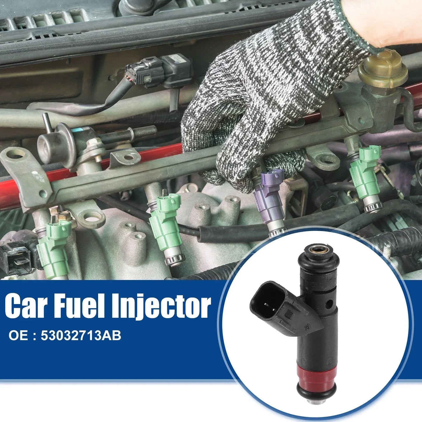 8pcs Fuel Injector Nozzle for Dodge Durango 5.7L V8 (2004-2008)