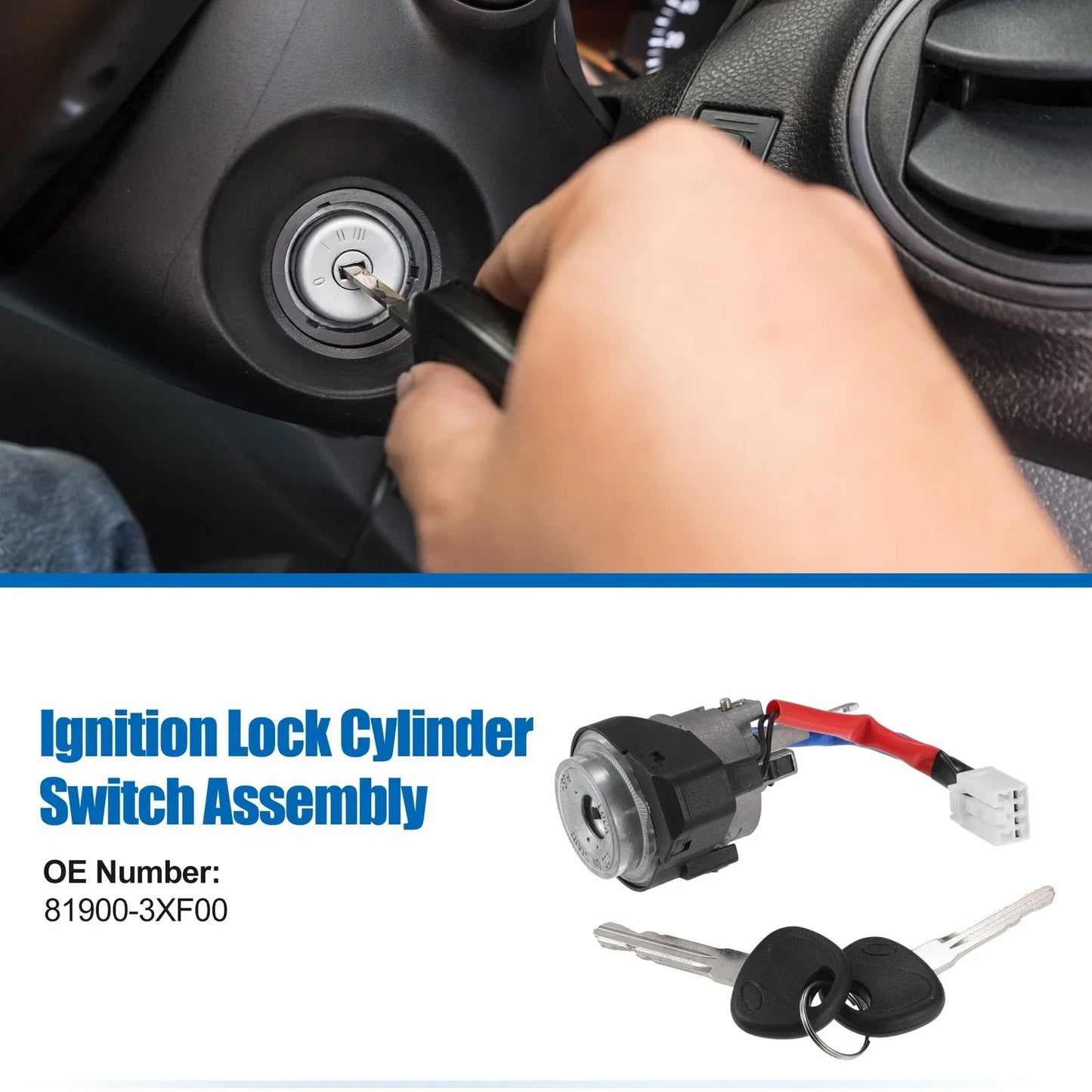 Ignition Lock Cylinder Switch for Hyundai Elantra (2011-2016)