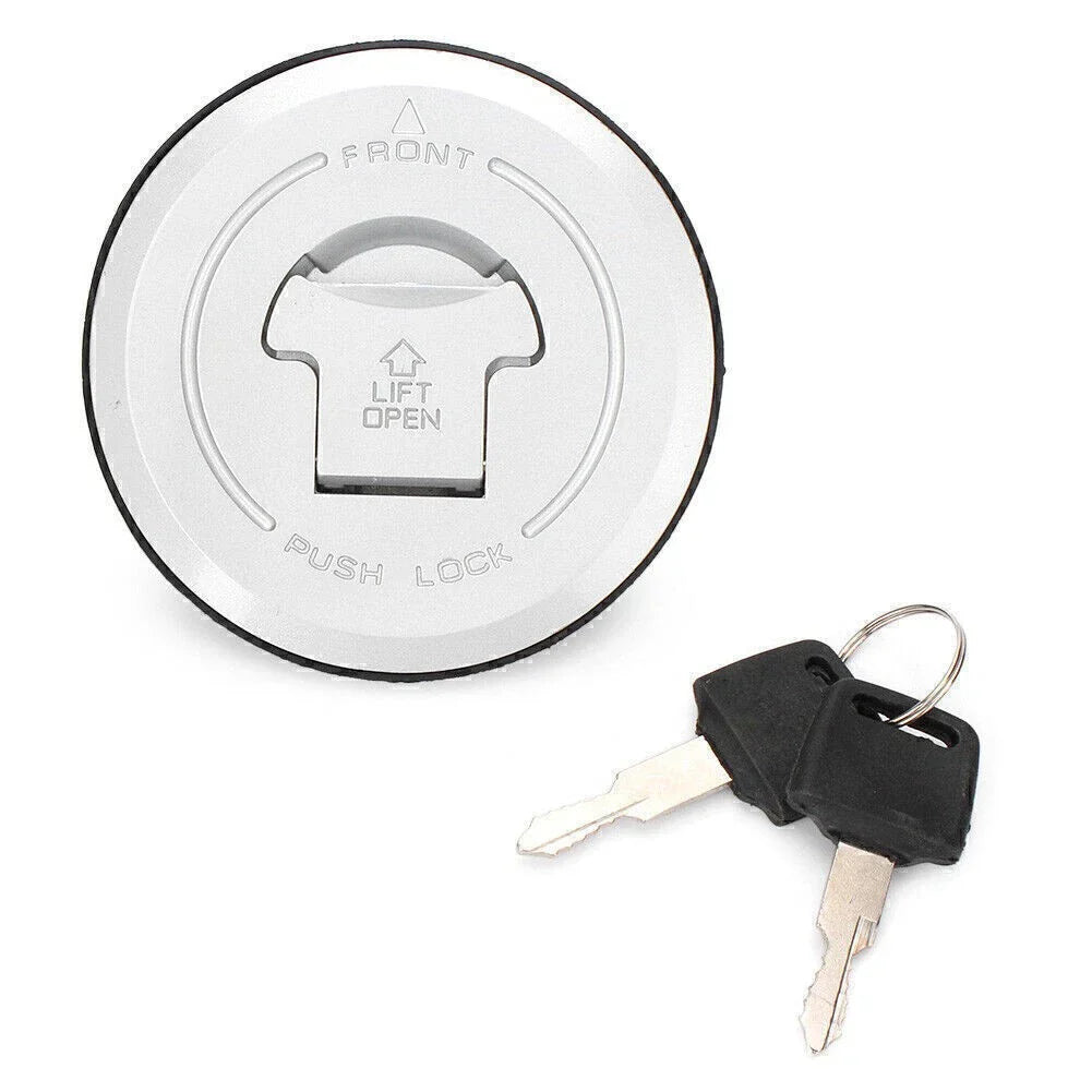 Fuel Gas Tank Cap Cover Lock w/ Key for Honda CBR250R VT250 CB600F (2011-2013)