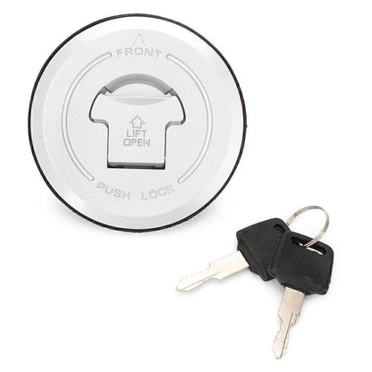 Fuel Gas Tank Cap Cover Lock w/ Key for Honda CBR250R VT250 CB600F (2011-2013)