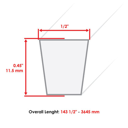 Deck Belt Replacement for John Deere GX10176 (265-477) (1/2 x 143 1/2")