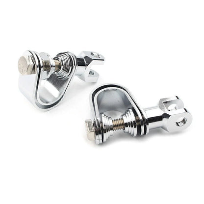 25mm & 32mm Chrome Highway Engine Crash Bar Mount Foot Pegs for Car Model