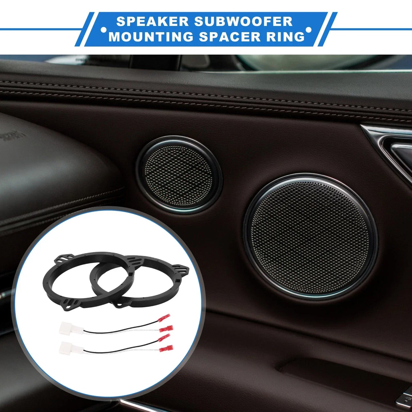 Speaker Spacer Ring Adapter for Scion TC 6.5" Speakers (2005-2010) 2 x Set