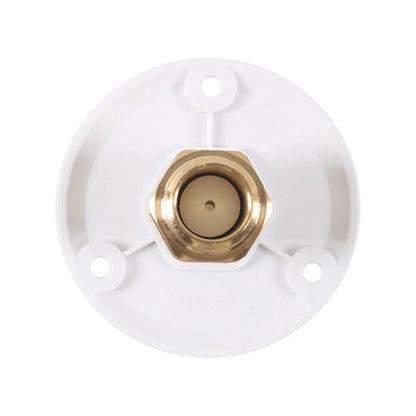 Brass Water Fill Inlet Flange with Check Valve for RV Camper