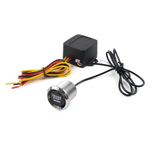 12V Car Engine Start Push Button Switch Ignition Starter w/ Blue LED