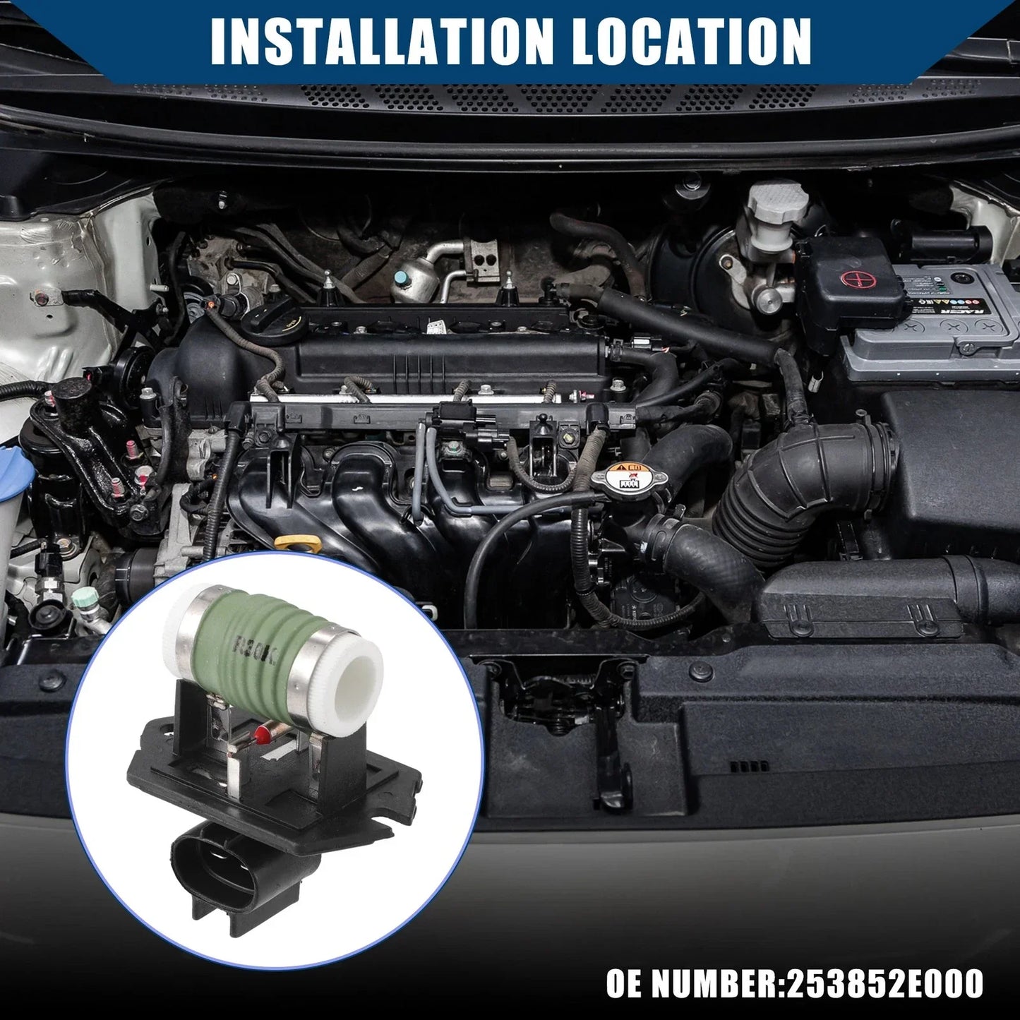 Cooling Fan Resistor for Hyundai Tucson (2005-2009)