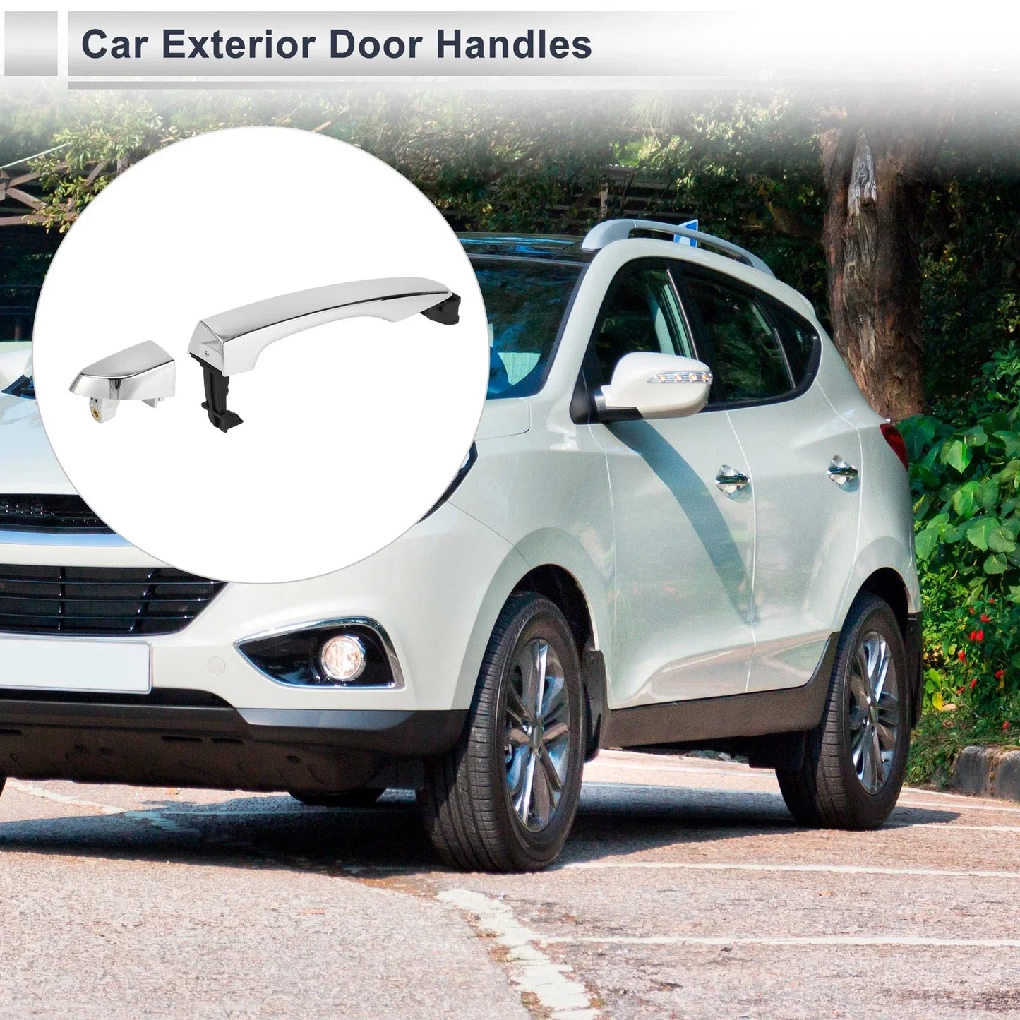 Rear Right Exterior Door Handle for Hyundai Tucson (2016-2020)