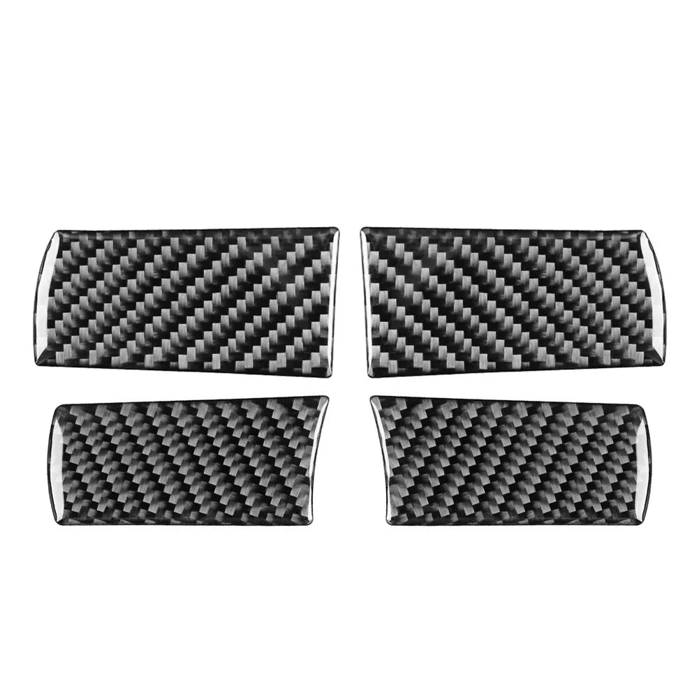 4pcs Carbon Fiber Steering Wheel Cover for Chrysler 300 300C (2005-2010)