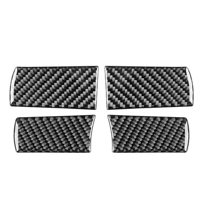 4pcs Carbon Fiber Steering Wheel Cover for Chrysler 300 300C (2005-2010)