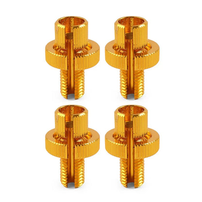 M8 x 1.25 Clutch Brake Throttle Cable Adjuster Screw Gold for ATV Pit Bike
